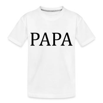 Dad - Kids' Premium Organic T-Shirt - white - Front