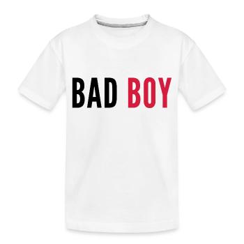 Bad boy / mauvais garçon - T-shirt bio Premium Enfant - blanc - Devant