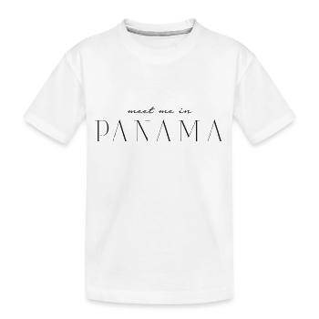 J’adore le Panama - T-shirt bio Premium Enfant - blanc - Devant