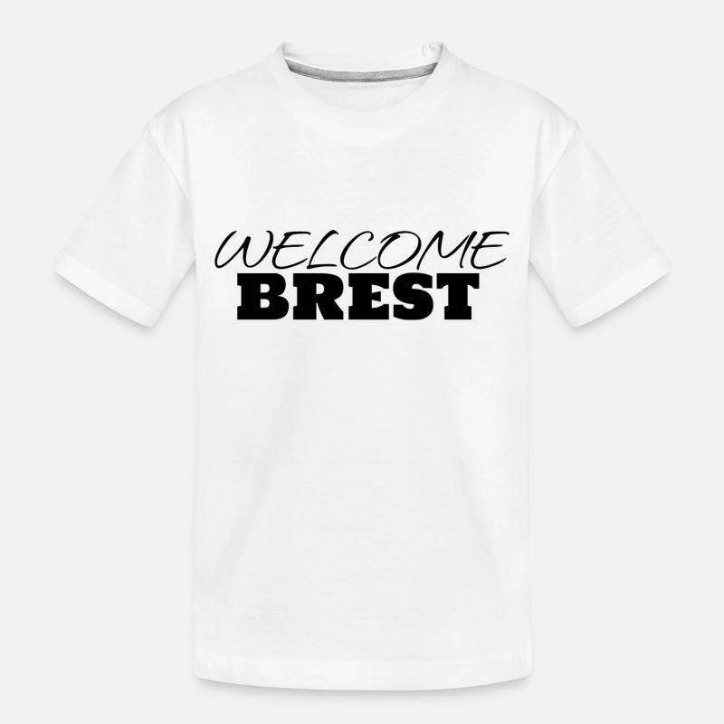 WELCOME BREST - T-shirt bio Premium Enfant - blanc