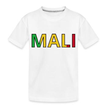 Drapeau Mali - T-shirt bio Premium Enfant - blanc - Devant