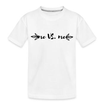 Moi contre Moi - Moi contre Je - T-shirt bio Premium Enfant - blanc - Devant