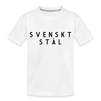 Swedish steel - Kids' Premium Organic T-Shirt - white - Front