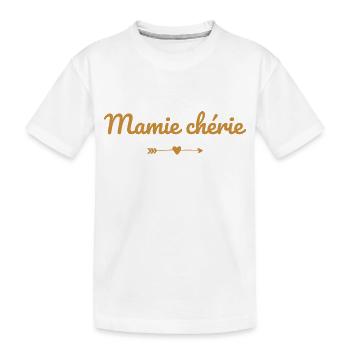 Geliebte Mutter - Kinder Premium Bio T-Shirt - Weiß - Vorne