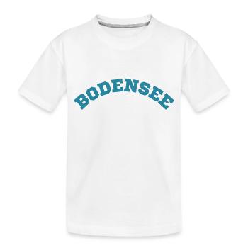 Bodensee - Kinder Premium Bio T-Shirt - Weiß - Vorne