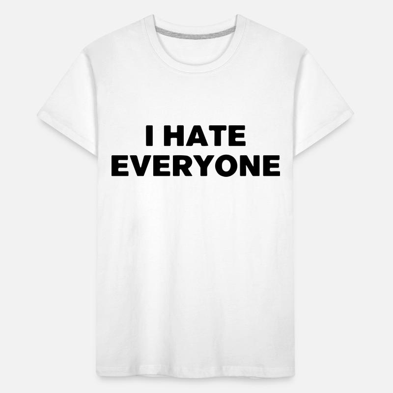 Ich hasse jeden. Kinder Premium Bio T-Shirt