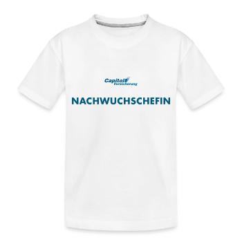 Stromberg Capitol Versicherung Nachwuchschefin - Kinder Premium Bio T-Shirt - Weiß - Vorne