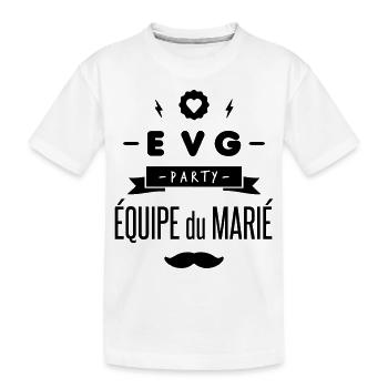 EVG party - T-shirt bio Premium Enfant - blanc - Devant