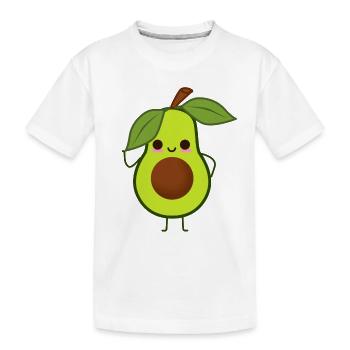 avocat doux - T-shirt bio Premium Enfant - blanc - Devant