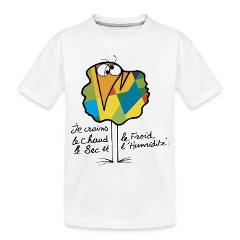 Currency Shadok N ° 02 - Kids' Premium Organic T-Shirt - white - Front