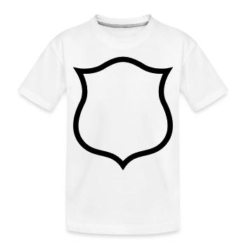 Form Symbol Quadratisch Oval Rund Fertigen Passt - Kinder Premium Bio T-Shirt - Weiß - Vorne