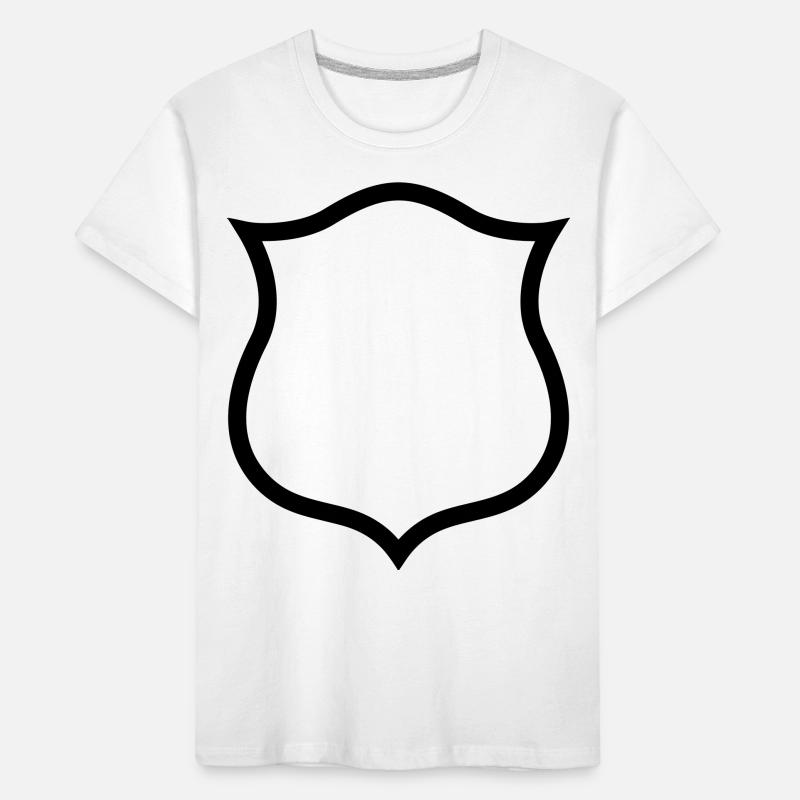 Badge Abzeichen Divisa - Form - Customize it ! Kids' Premium Organic T-Shirt