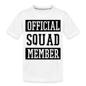 Official Squad Member - T-shirt bio Premium Enfant - blanc - Devant