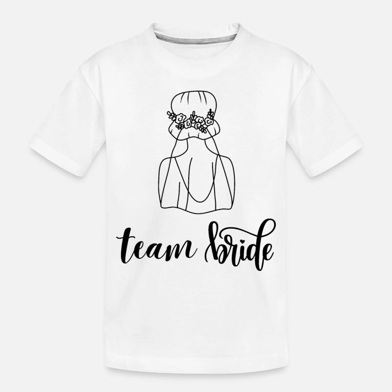 Team Bride - T-shirt bio Premium Enfant - blanc