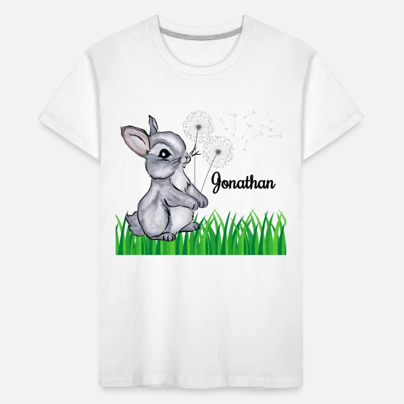 Rabbit Name Gift Jonathan Kids' Premium Organic T-Shirt