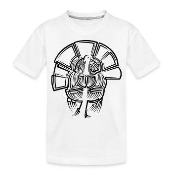 Truthan Tribal Tattoo - Kinder Premium Bio T-Shirt - Weiß - Vorne