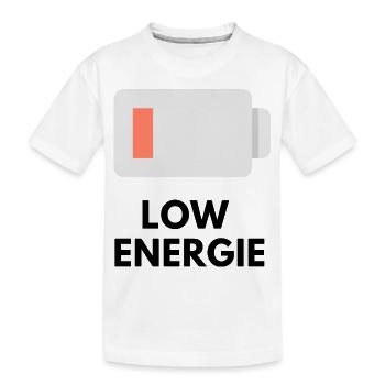Faible consommation d’énergie - T-shirt bio Premium Enfant - blanc - Devant
