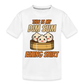 Cuisine asiatique chinoise Dim sum I Cadeau - T-shirt bio Premium Enfant - blanc - Devant