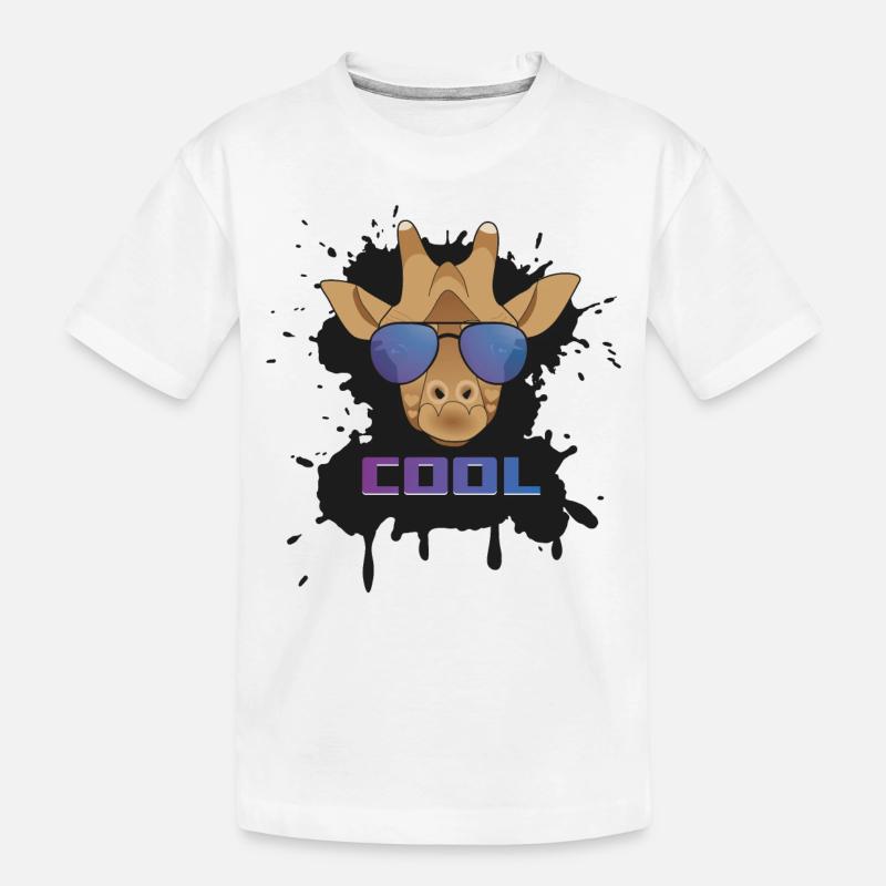 Girafe cool - T-shirt bio Premium Enfant - blanc