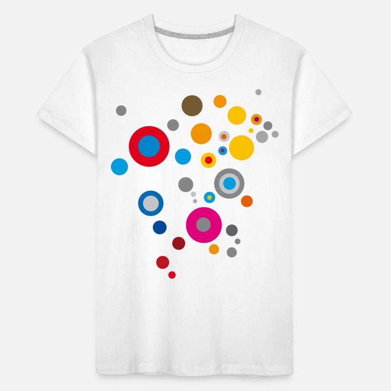 Dots Pattern Kids' Premium Organic T-Shirt