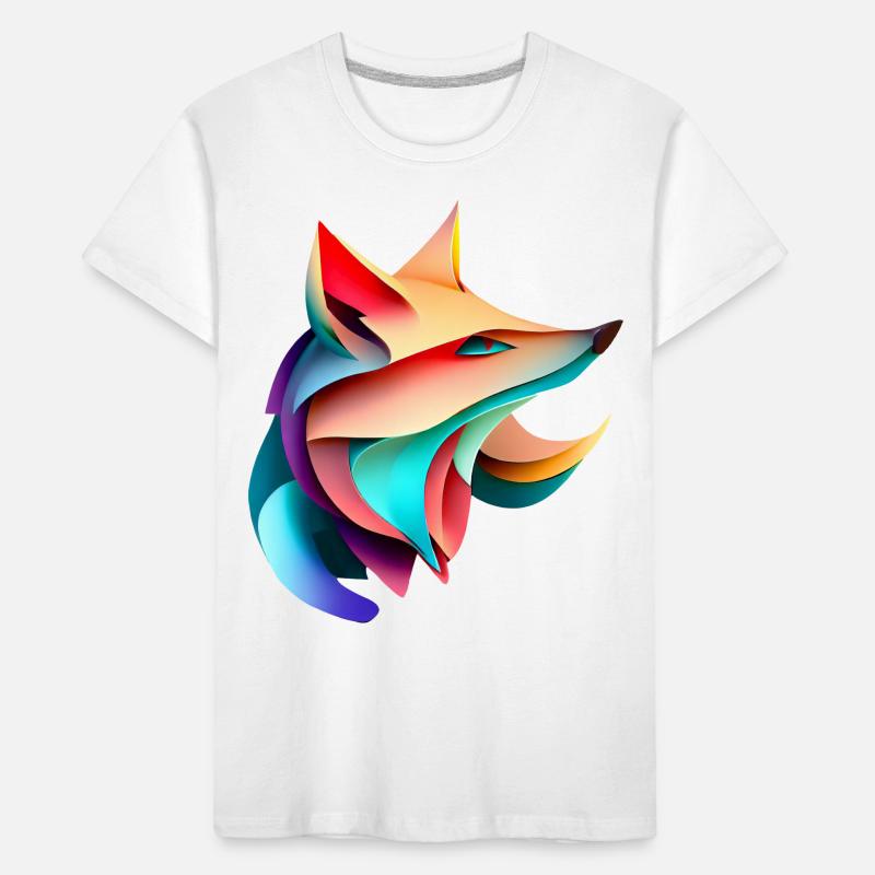 Fox Design Rayures élégantes Harmony T-shirt bio Premium Enfant