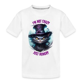 CHAT AFFAMÉ DU CHESHIRE - T-shirt bio Premium Enfant - blanc - Devant