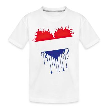 Croatia hrvatska croatia hrv hr travel tourism - Kids' Premium Organic T-Shirt - white - Front