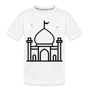 Mosquée - T-shirt bio Premium Enfant - blanc - Devant