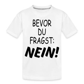 Funny Saying Picture Funny Humor Gift Idea - Kids' Premium Organic T-Shirt - white - Front