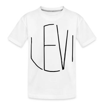 Lévi - T-shirt bio Premium Enfant - blanc - Devant