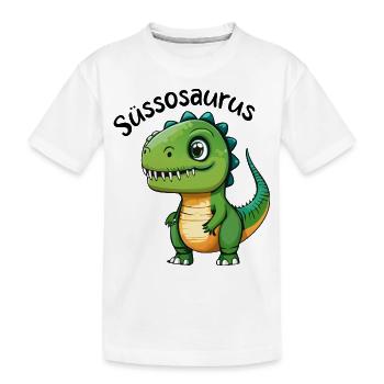 Süsser Dinosaurier Süssosaurus - Kinder Premium Bio T-Shirt - Weiß - Vorne