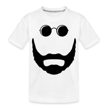 Bart Sunglasses - Kids' Premium Organic T-Shirt - white - Front