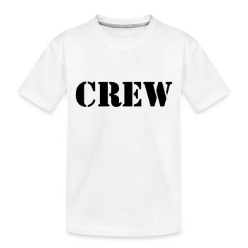 crew - T-shirt bio Premium Enfant - blanc - Devant