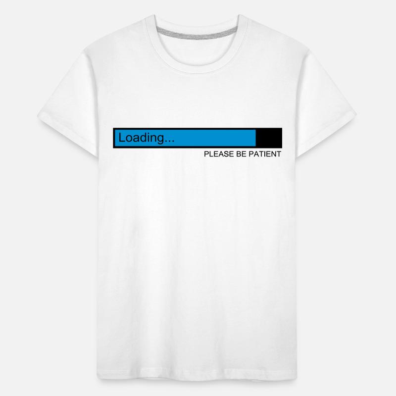 loading / loading bar / pc / download Kids' Premium Organic T-Shirt