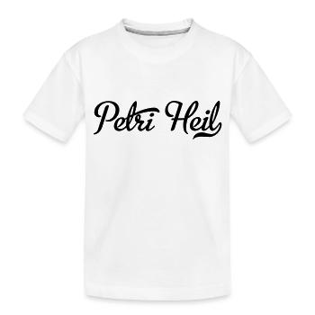 Petri Heil - Kinder Premium Bio T-Shirt - Weiß - Vorne