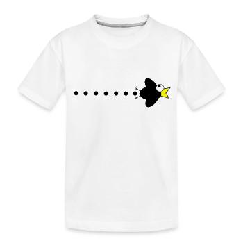 Corbeau manga - T-shirt bio Premium Enfant - blanc - Devant