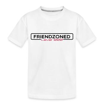 friendzone - Kinder Premium Bio T-Shirt - Weiß - Vorne