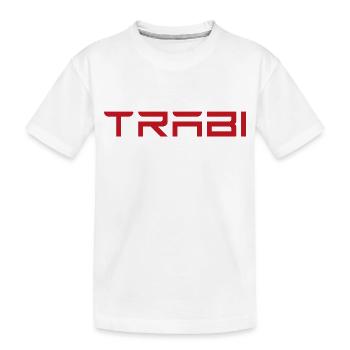 TRABI - lustig - Nostalgie - Kinder Premium Bio T-Shirt - Weiß - Vorne
