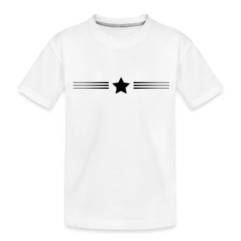 star line - Kids' Premium Organic T-Shirt - white - Front