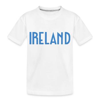 Ireland - Kids' Premium Organic T-Shirt - white - Front