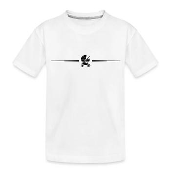 Stroller baby line - Kids' Premium Organic T-Shirt - white - Front