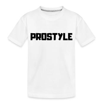 PROSTYLE , pour avoir le style - T-shirt bio Premium Enfant - blanc - Devant