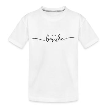 Team Braut - Kinder Premium Bio T-Shirt - Weiß - Vorne