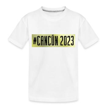 Cancun 2023 - T-shirt bio Premium Enfant - blanc - Devant