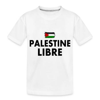 palestine libre - T-shirt bio Premium Enfant - blanc - Devant
