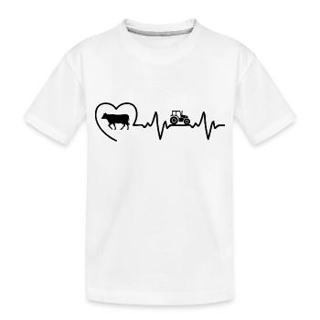 Landwirt/in - Kinder Premium Bio T-Shirt - Weiß - Vorne