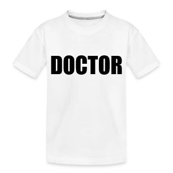 Doctor - Kids' Premium Organic T-Shirt - white - Front
