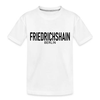Friedrichshain - Berlin - Deutschland - Bezirk - Kinder Premium Bio T-Shirt - Weiß - Vorne