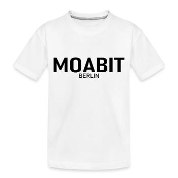 Moabit - Berlin - Bezirk - Deutschland - Kinder Premium Bio T-Shirt - Weiß - Vorne