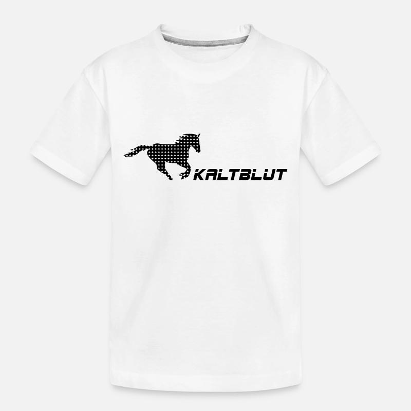 kaltblut - Kinder Premium Bio T-Shirt - Weiß